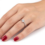 D Color 0.35 Carat Natural Diamond Solitaire Ring
