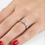 Natural Diamond Solitaire Ring