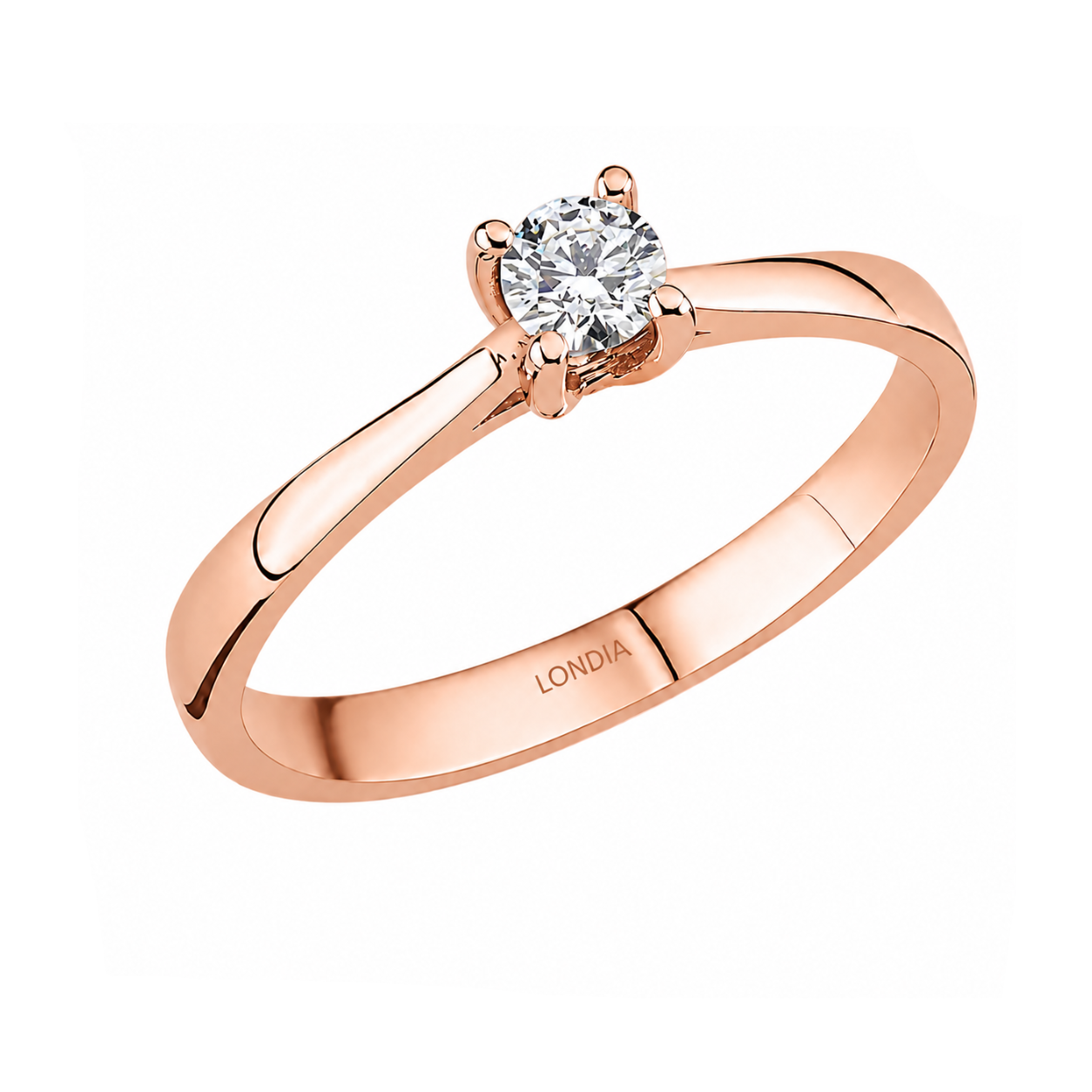 Natural Diamond Solitaire Ring