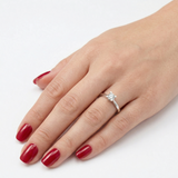F Color 0.20 Carat Natural Diamond Solitaire Ring