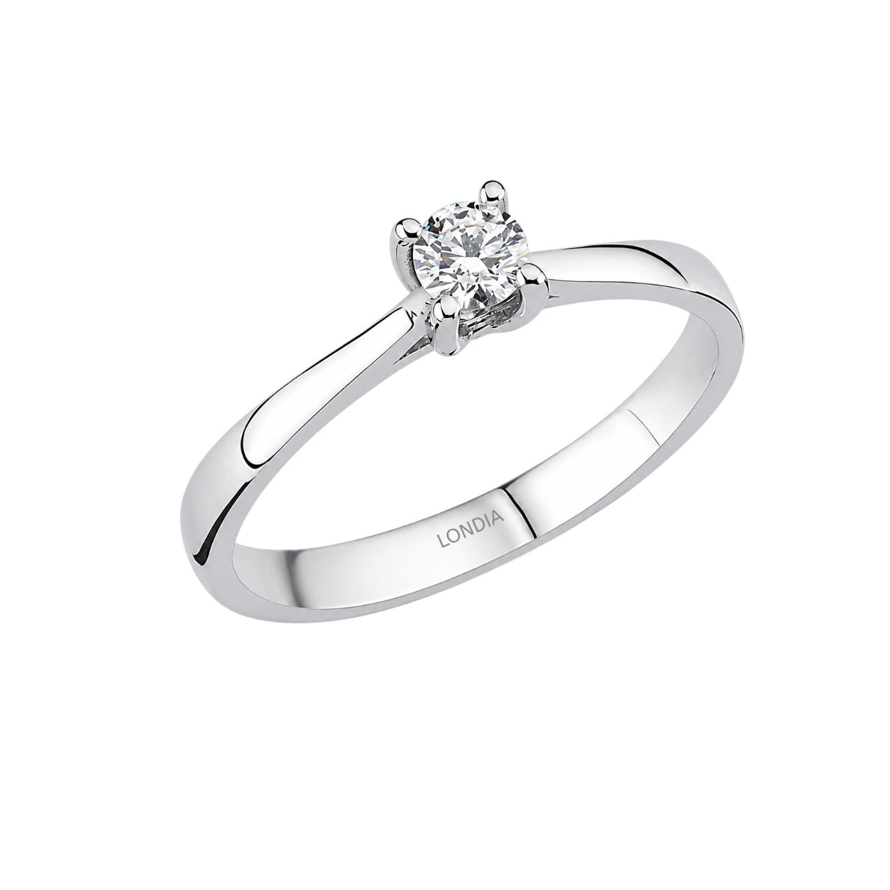 Natural Diamond Solitaire Ring