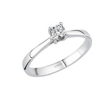 Natural Diamond Solitaire Ring