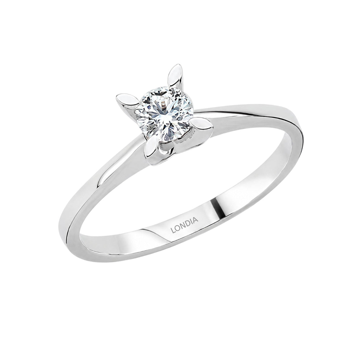 Natural Diamond Solitaire Ring