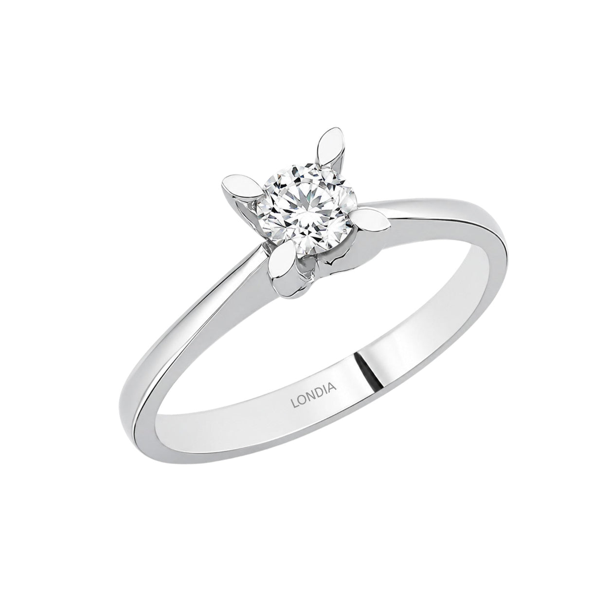 Natural Diamond Solitaire Ring