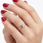 Natural Diamond Solitaire Ring