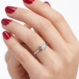 Natural Diamond Solitaire Ring