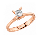 Natural Diamond Solitaire Ring