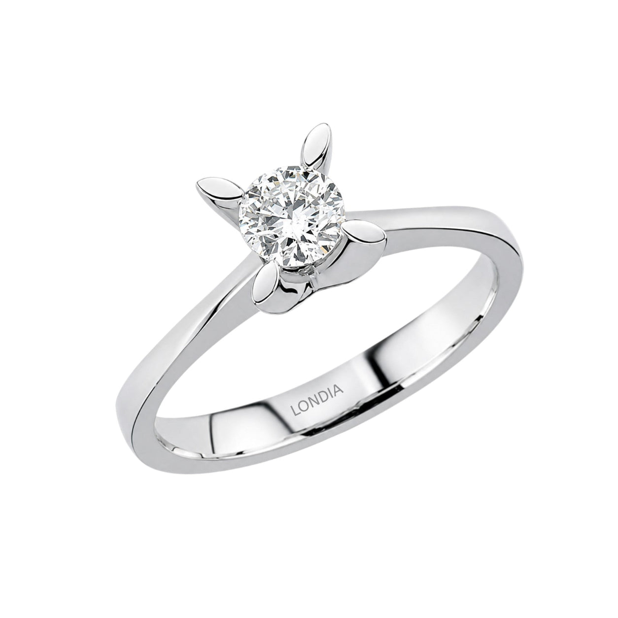 Natural Diamond Solitaire Ring