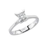 Natural Diamond Solitaire Ring
