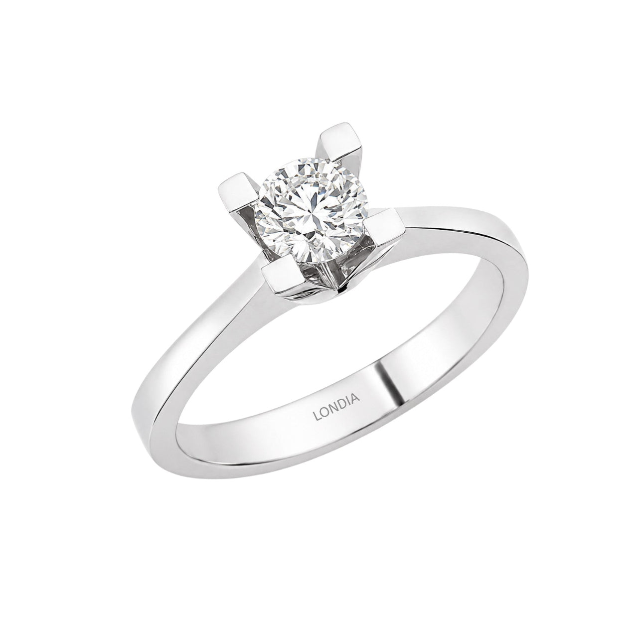 Natural Diamond Solitaire Ring