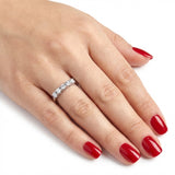 F Color 0.50 Carat Natural Diamond Five-Stone Ring