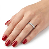 F Color 0.50 Carat Natural Diamond Five-Stone Ring