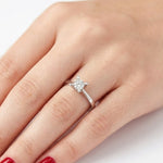 Natural Diamond Solitaire Ring