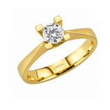 Natural Diamond Solitaire Ring
