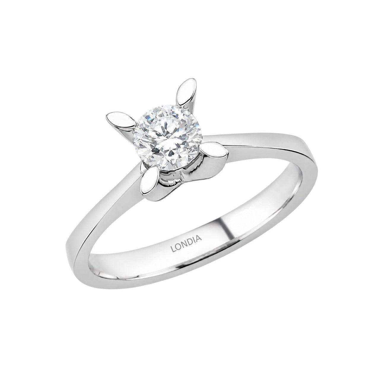 Natural Diamond Solitaire Ring