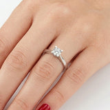 Natural Diamond Solitaire Ring