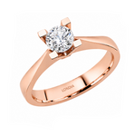 Natural Diamond Solitaire Ring