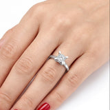 Natural Diamond Solitaire Ring