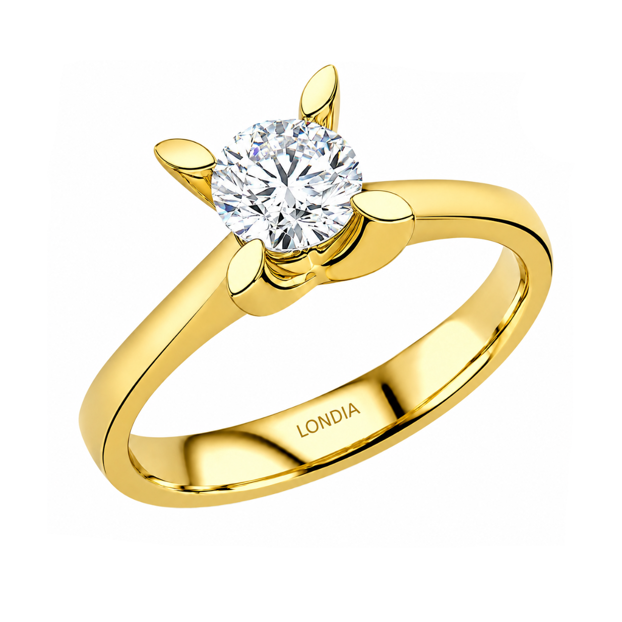Natural Diamond Solitaire Ring