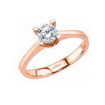 0.70 Carat Natural Diamond Solitaire Ring