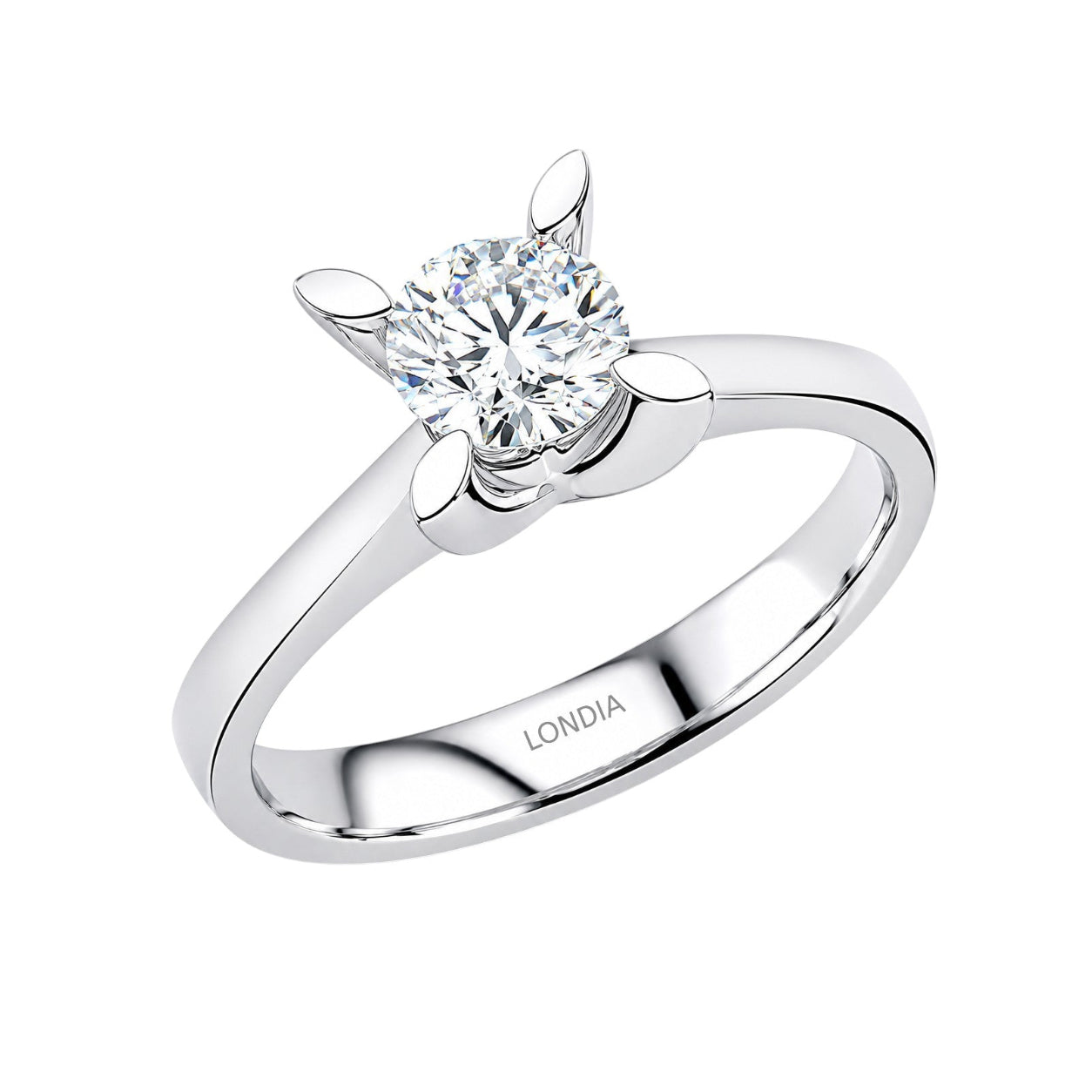 Natural Diamond Solitaire Ring