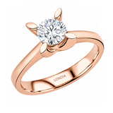Natural Diamond Solitaire Ring