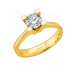 Natural Diamond Solitaire Ring