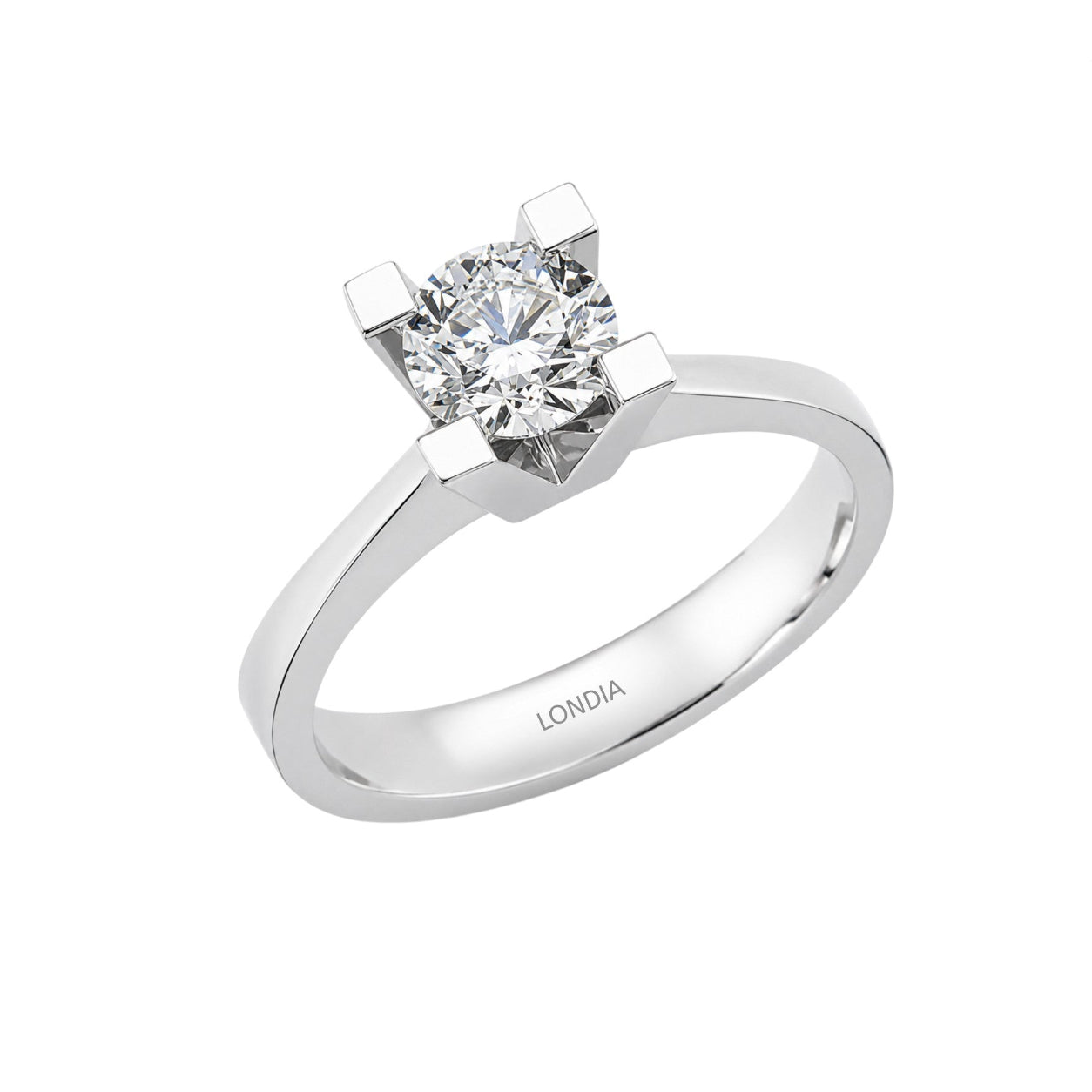 Natural Diamond Solitaire Ring