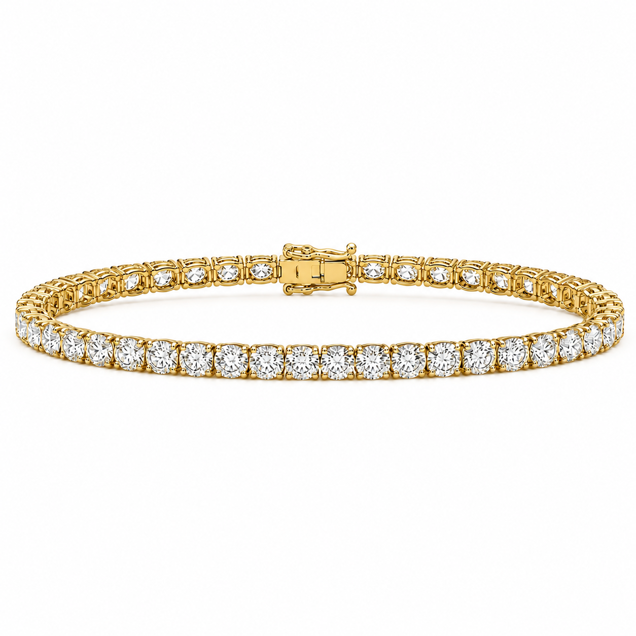 7 Carat Natural Diamond Classic Tennis Bracelet