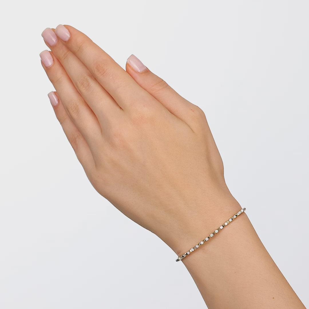 0.60 ct. Flexible Collection Diamond Bracelet 14K Gold