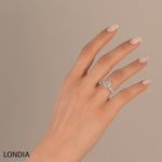 0.70 Ct. Baguette Design Statement Ring in 18K Gold