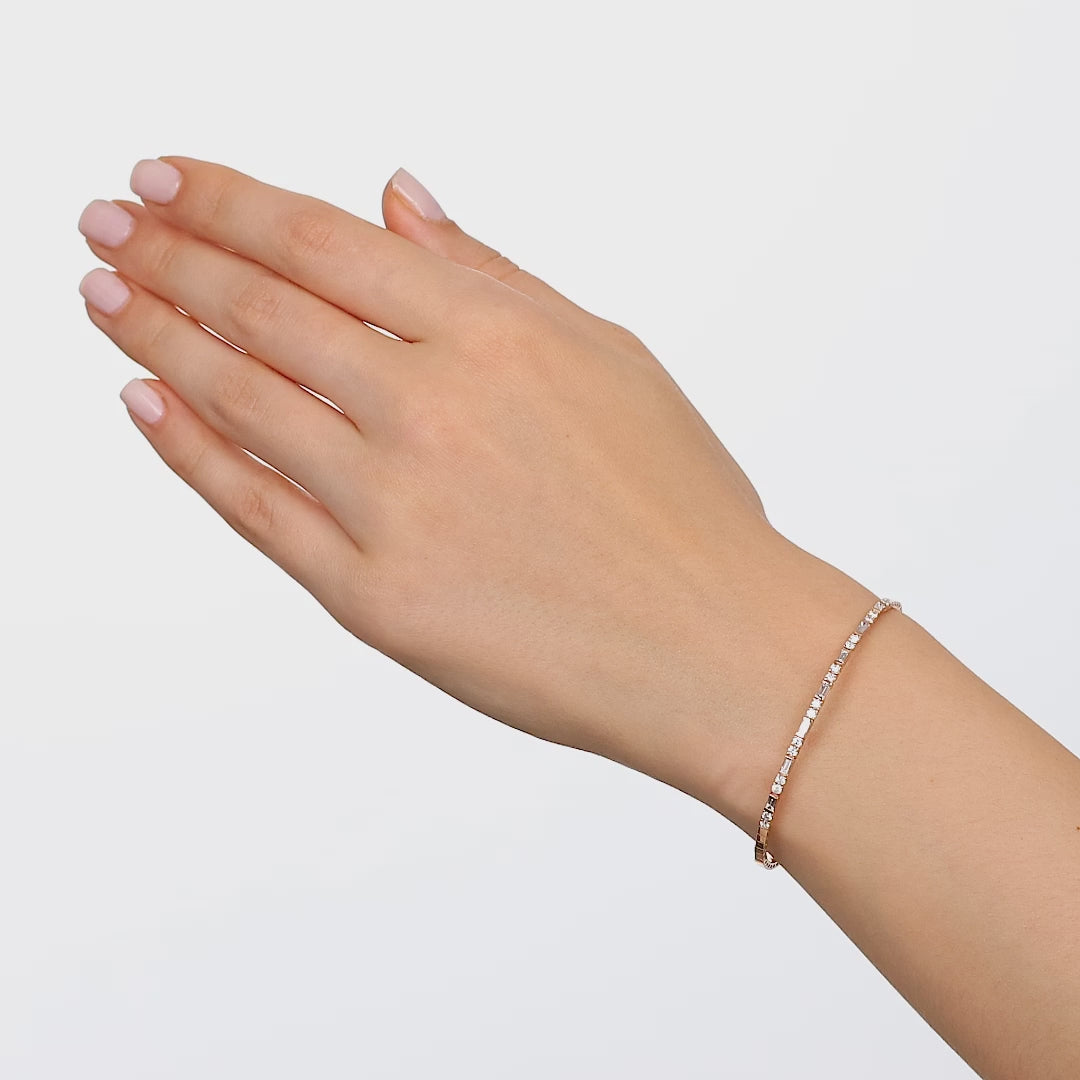 0.85 ct. Flexible Collection Diamond Bracelet 14K Gold