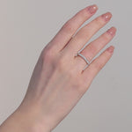 0.30 ct. Diamond Half Eternity Band Ring in 14K Fine Gold