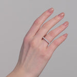 0.75 Ct. Diamond Full Eternity Band Ring In 14K Fine Gold