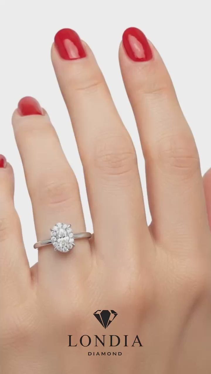 14K_Gold_Oval_Design_Engagement_Ring_0.30_Carat_Diamonds_Giving_the_Appearance_of_1.00_Carat_1