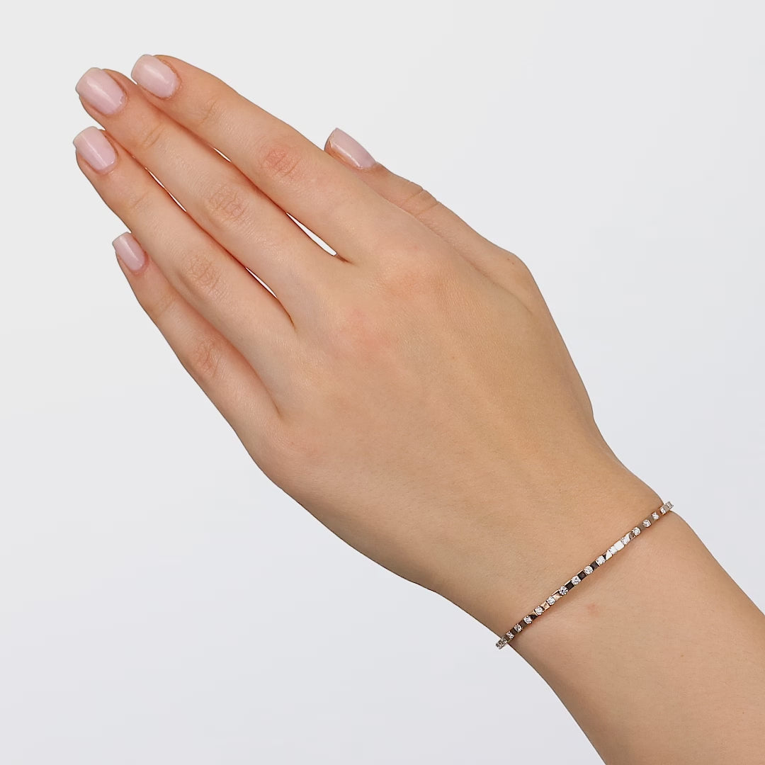 0.65 ct. Flexible Collection Diamond Bracelet 14K Gold