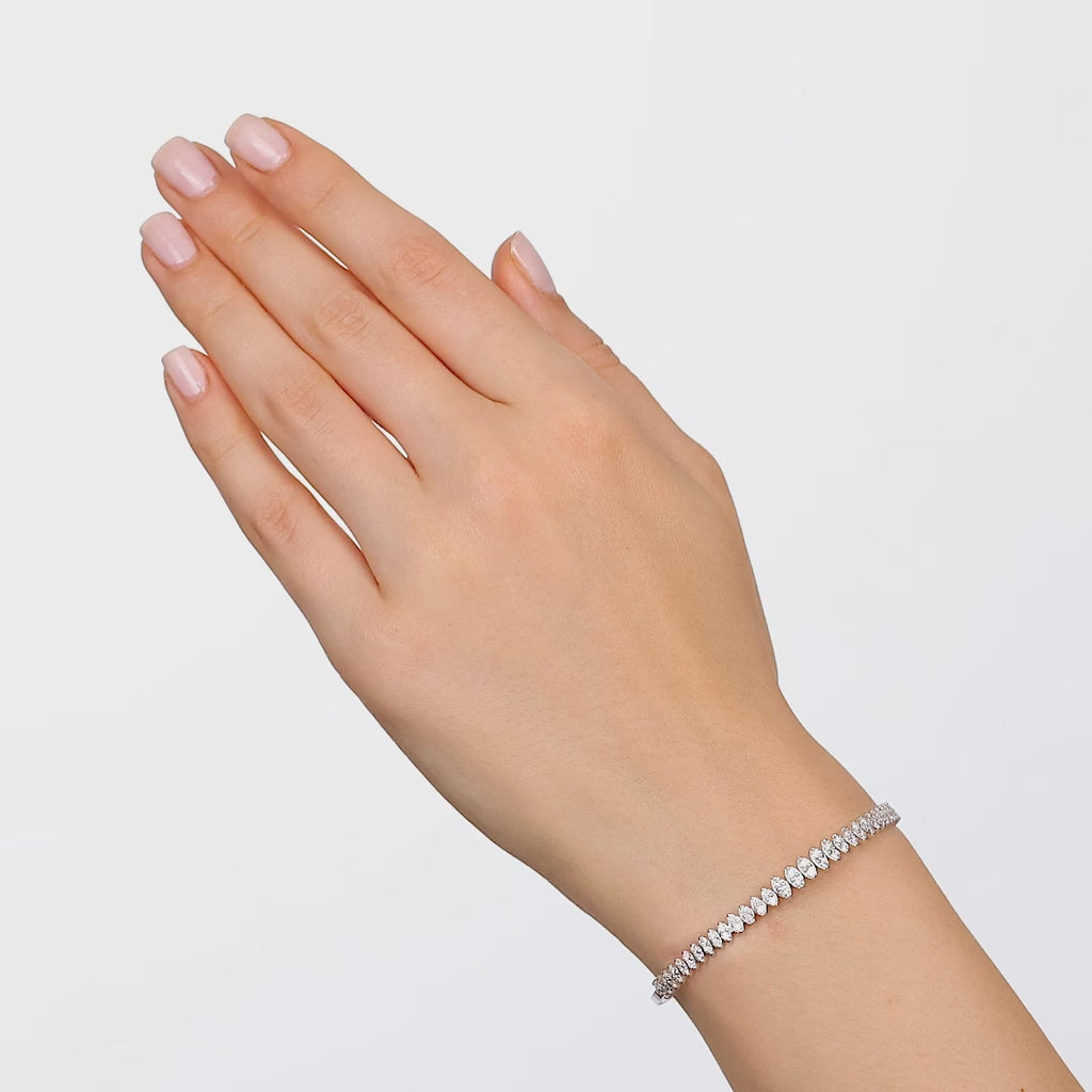 1.40 ct. Flexible Collection Diamond Bracelet 14K Gold