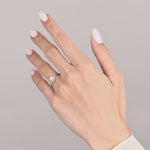 0.55 Ct. Natural Diamond Embrace Halo Design Ring in 14K Gold