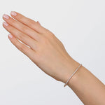 1.45 ct. Flexible Collection Half Eternity Diamond Bracelet 14K Gold