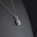 0.30 Carat Natural Diamond Olympic Design Necklace