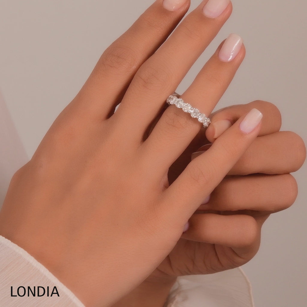 1.75 ct. Diamond Eterna Design Band Ring in 14K Fine Gold