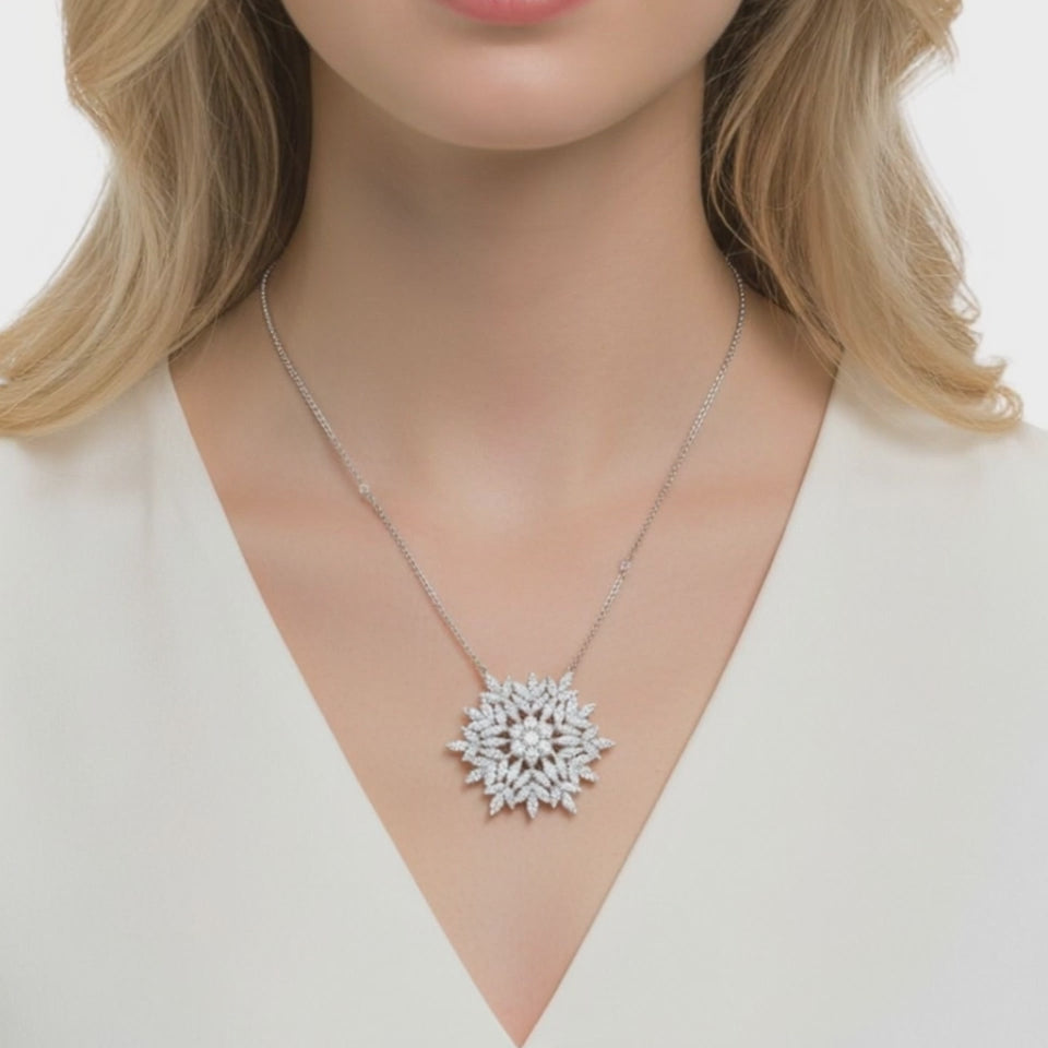 4 Carat Natural Diamond Isabelle Design Necklace