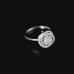 0.30 Ct. Diamond Olympic Design Statement Ring in 14K Gold