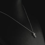 0.35 ct. Diamond Chalice Design Cross Necklace 14K Fine Gold