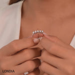 0.25 ct. Diamond ''Butterfly'' Design Five Stone Ring in 14K Fine Gold