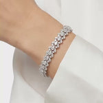 12,00 CTW Diamond Liora Desing Bracelet 18K Fine Gold