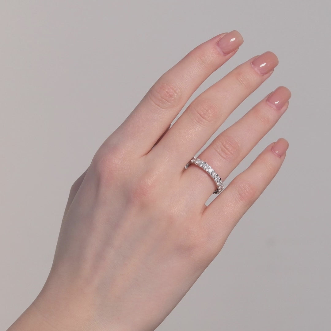 2.00 Ct. Diamond Full Eternity Band Ring in 14K Fine Gold