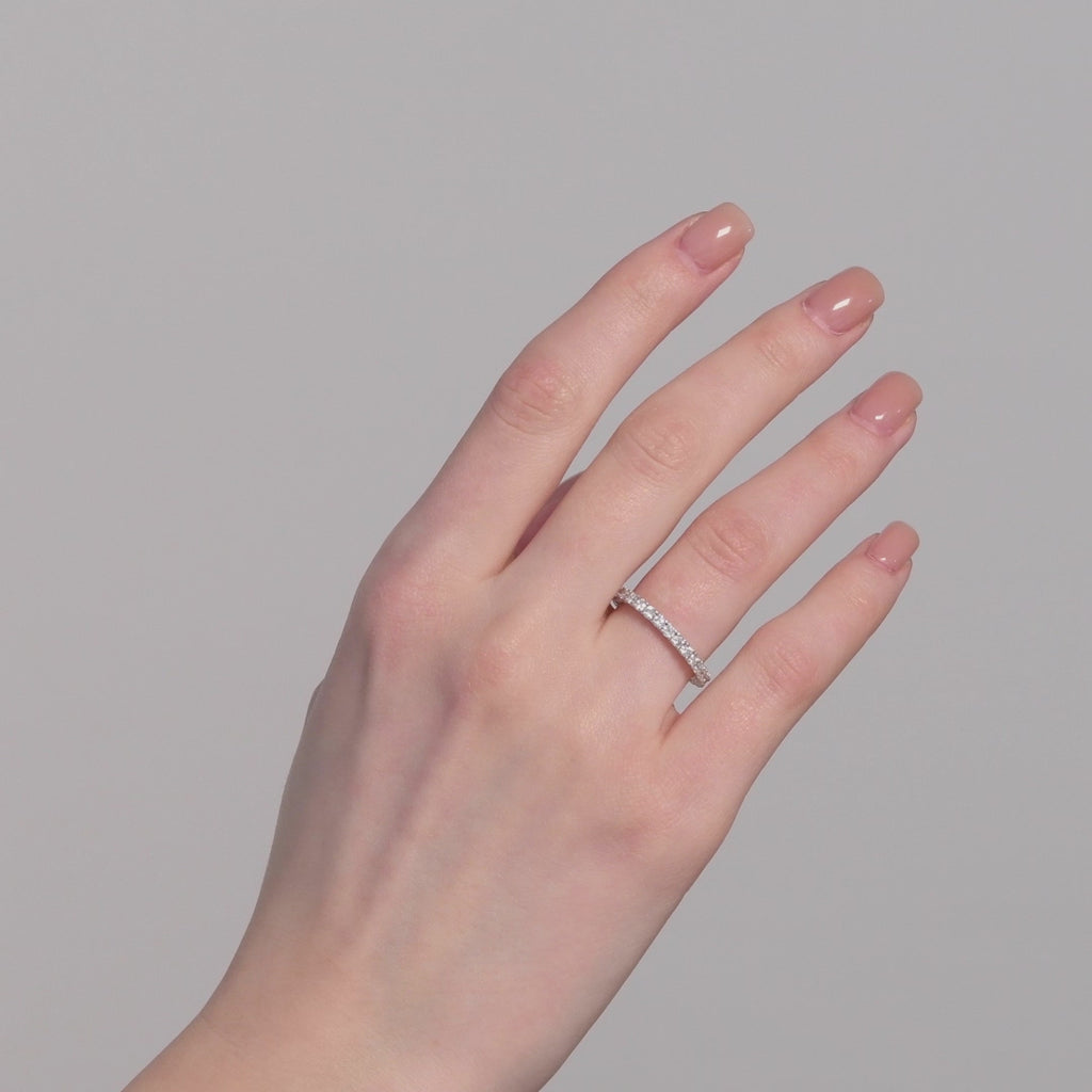 1.50 Ct. Diamond Full Eternity Band Ring in 14K Fine Gold