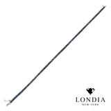 8.00 Ct Natural Sapphire Stone Design Diamond Bracelet | LONDIA