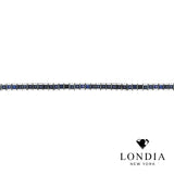 8.00 Ct Natural Sapphire Stone Design Diamond Bracelet | LONDIA